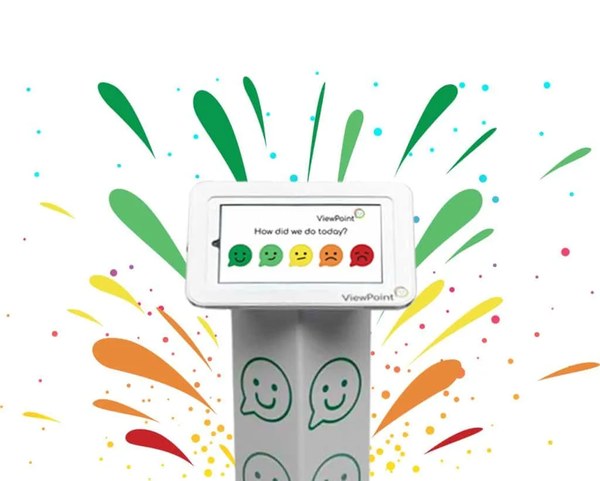 ViewPoint Pulse branded feedback kiosk